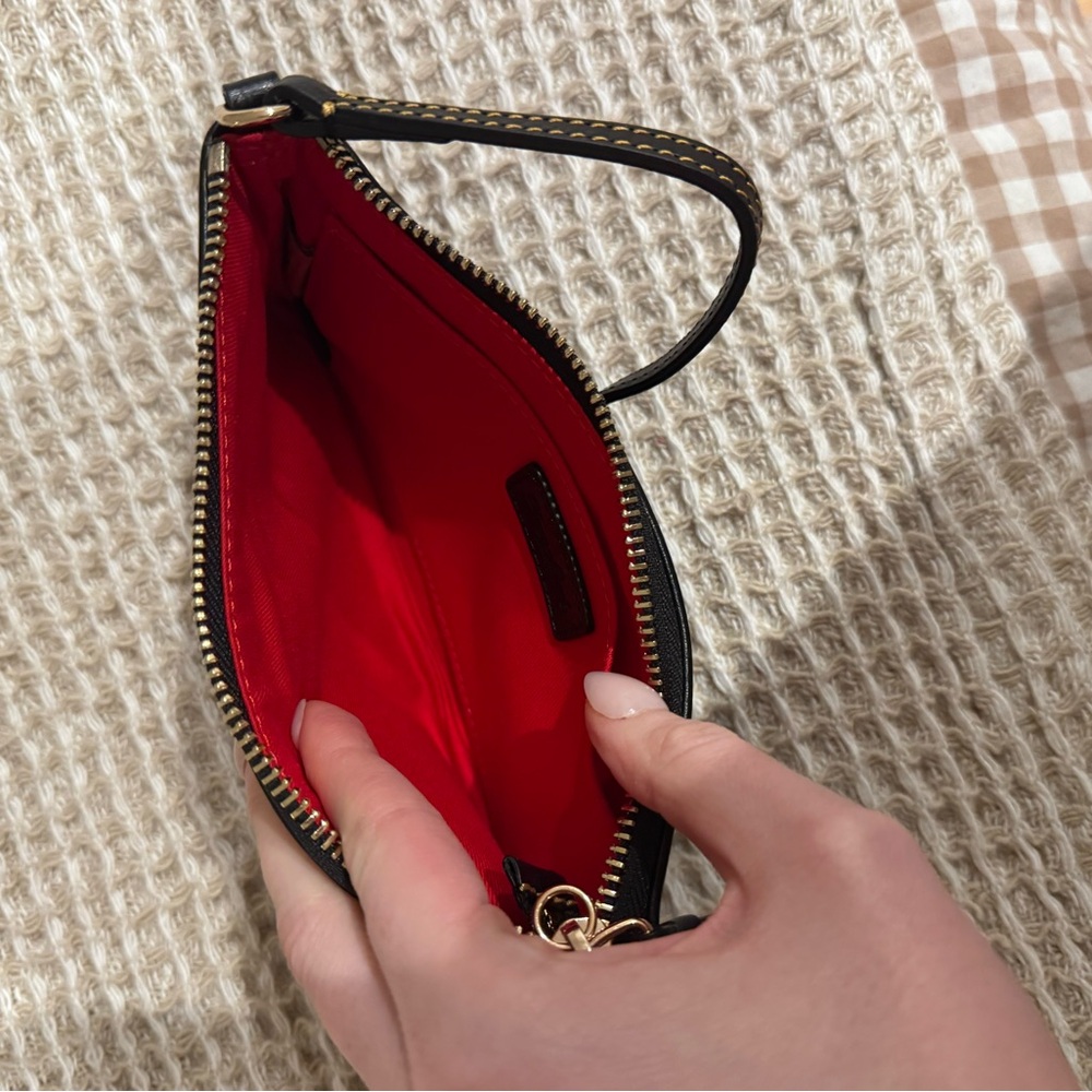 Dooney & Bourke Tartan Clutch - Red, Green, Blue - Picture 4 of 5